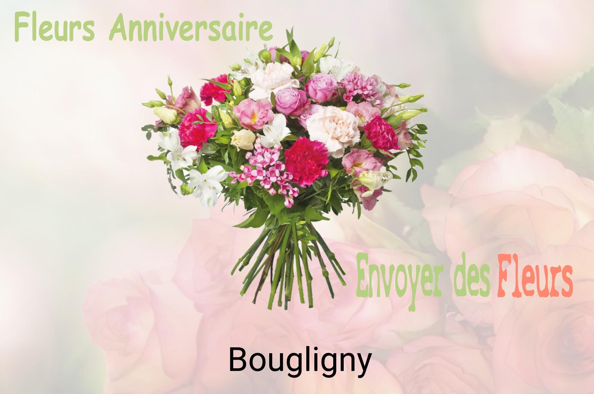 Bouquet de fleurs d’anniversaire livré à Bougligny