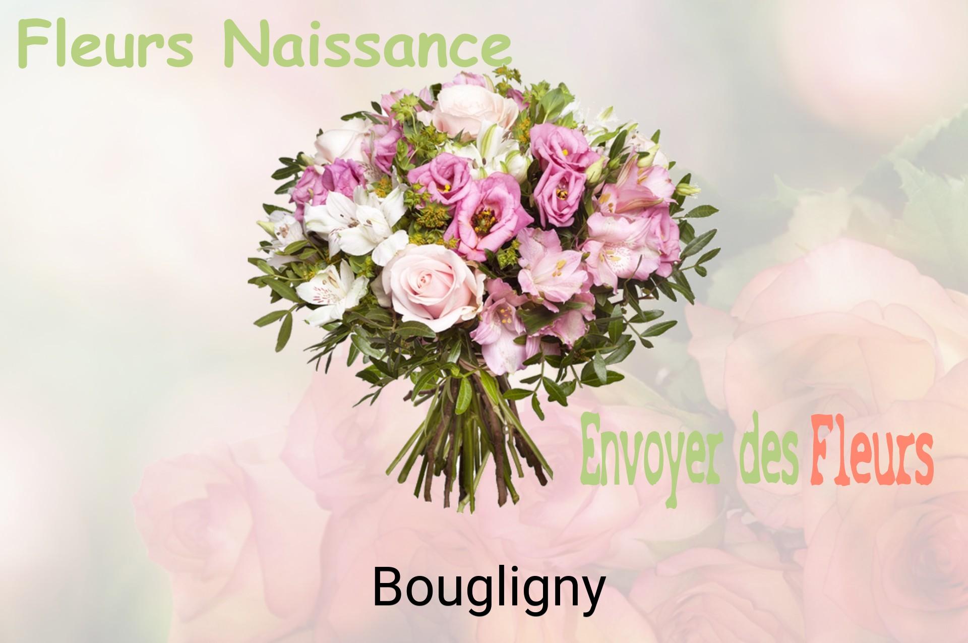 Bouquet de fleurs de naissance livré à Bougligny